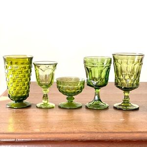 Vintage glass set